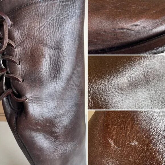 New BED STU Manchester Brown Leather Tall Riding Boots BedStu Size 6 - Picture 10 of 16
